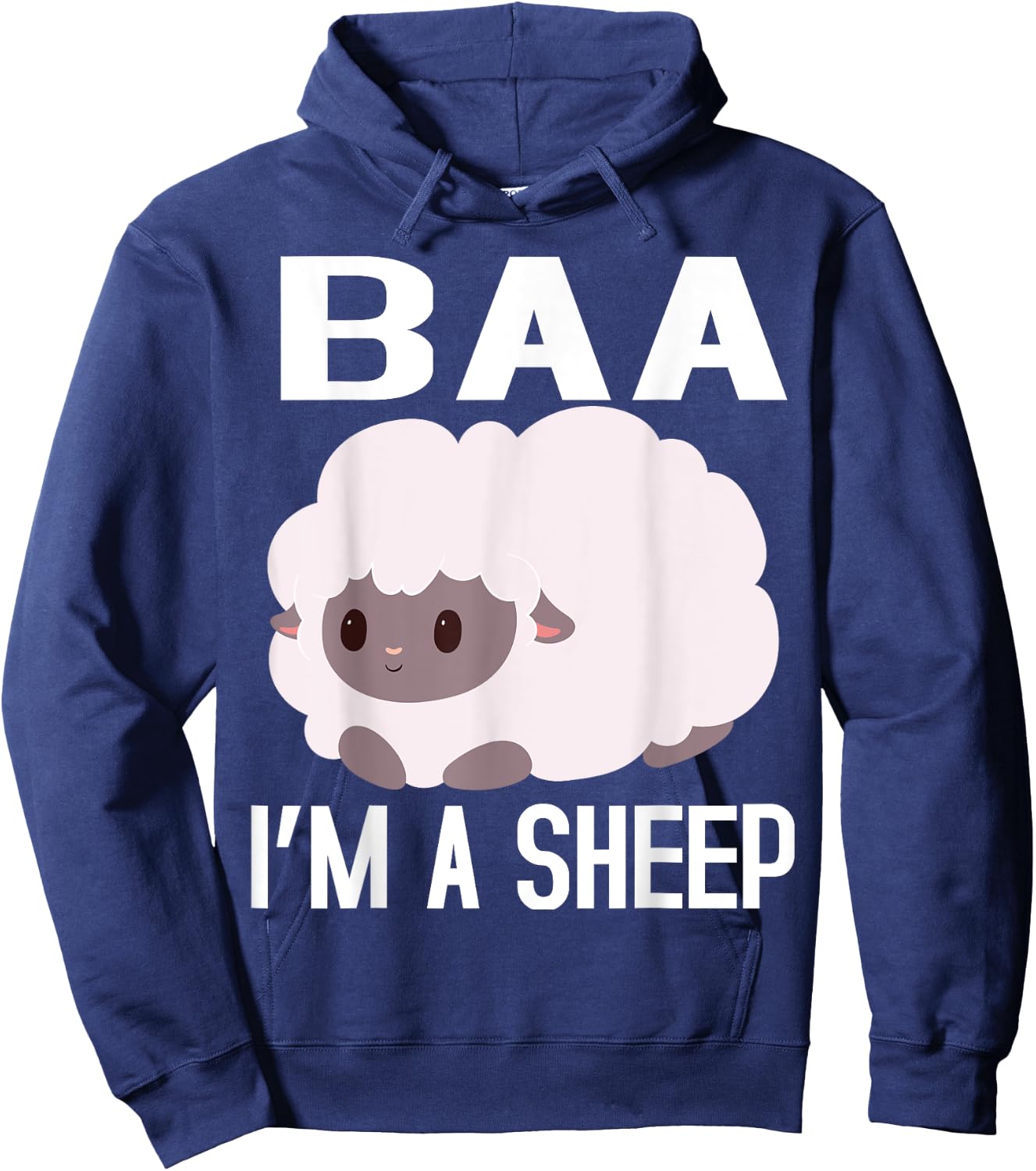 Baa I'm A Sheep FUNNY FARMER IDEA ,KIDS,BOY,GIRL Hoodie - Hoodie | Navy