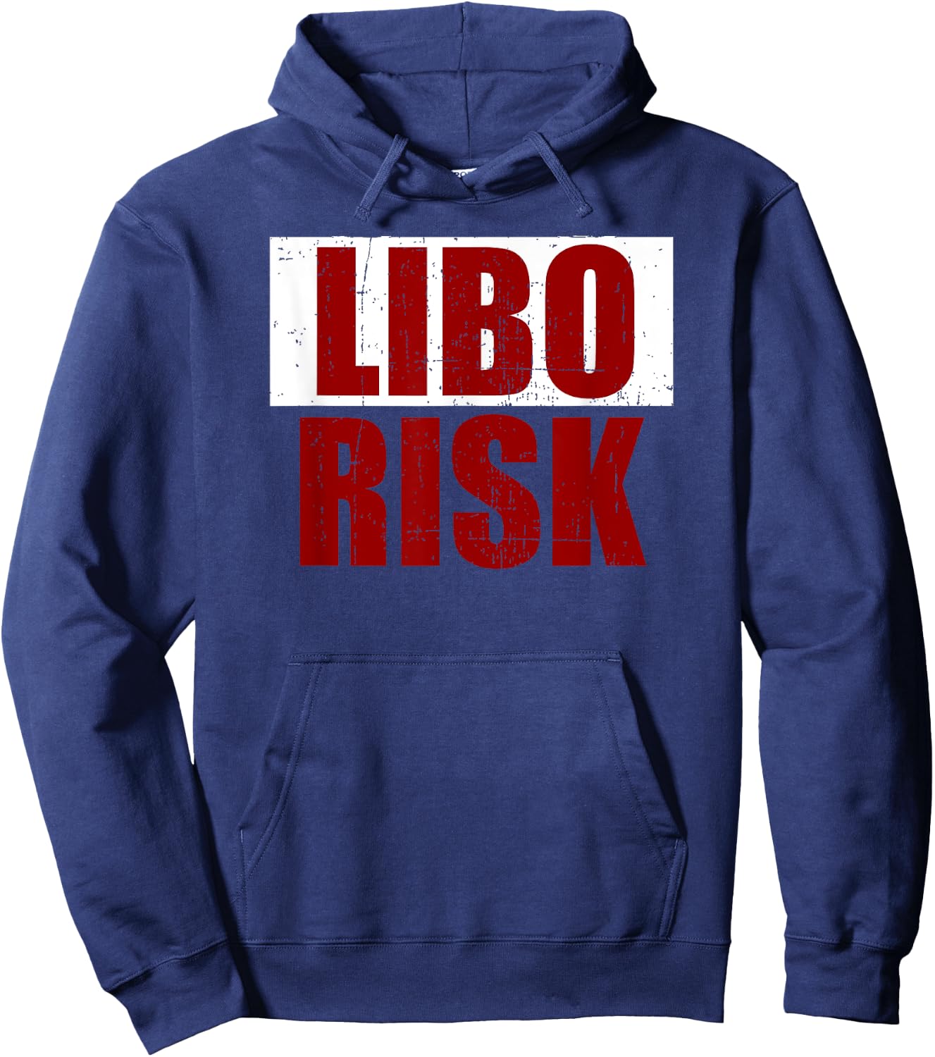 Funny Military Gift LIBO RISK Hoodie - Hoodie | Navy