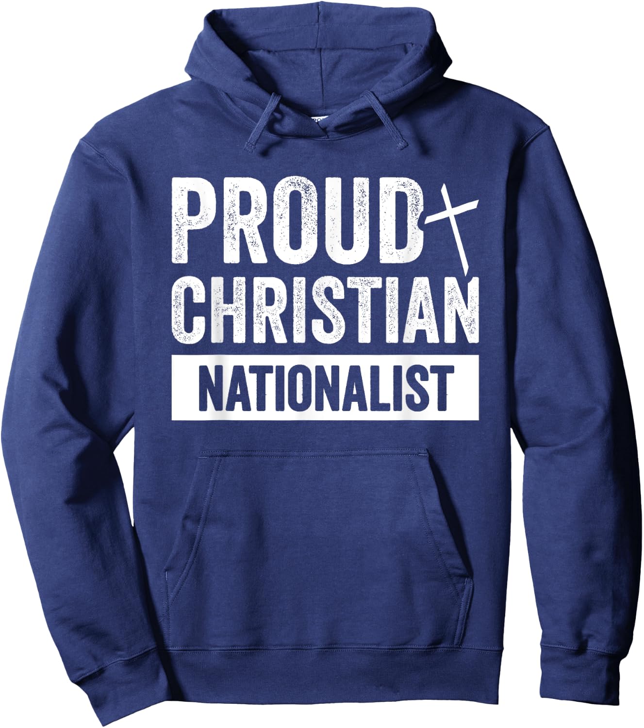 Proud Christian Nationalist Hoodie - Hoodie | Navy