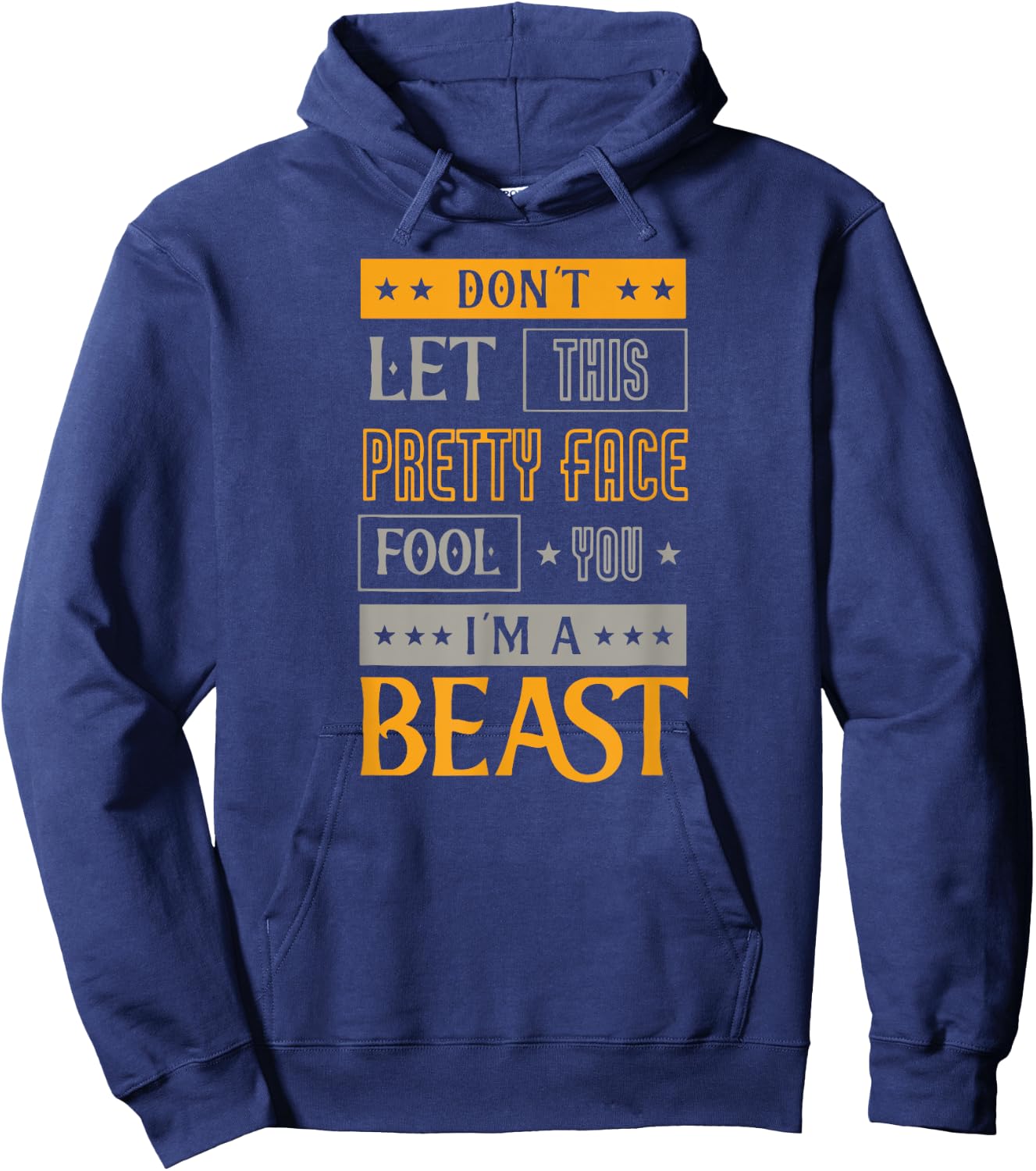 Unleash The Beast, Sport Wrestling Hoodie - Hoodie | Navy