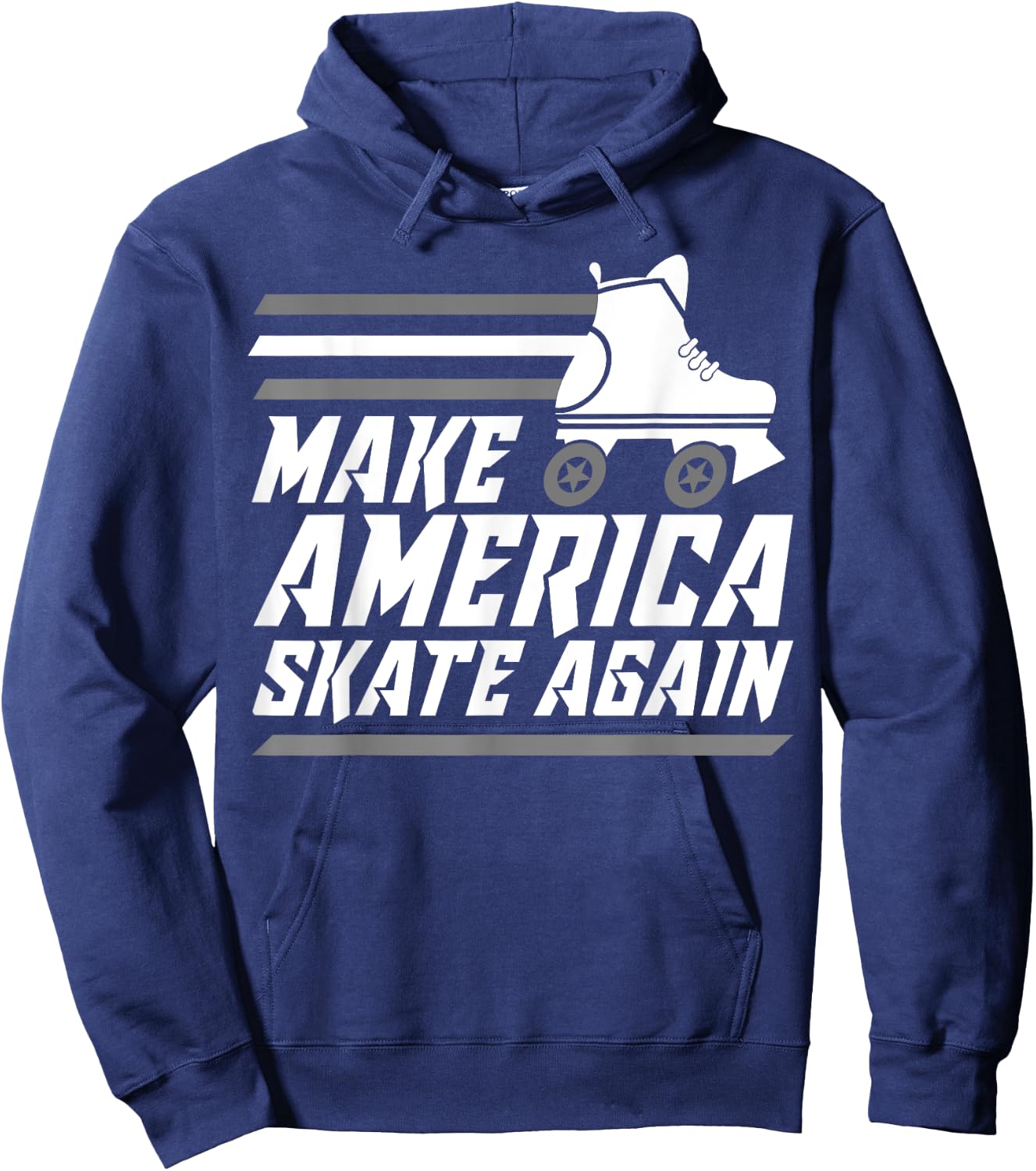 Funny Make America Skate Again Gift Roller Skater Men Women Hoodie - Hoodie | Navy