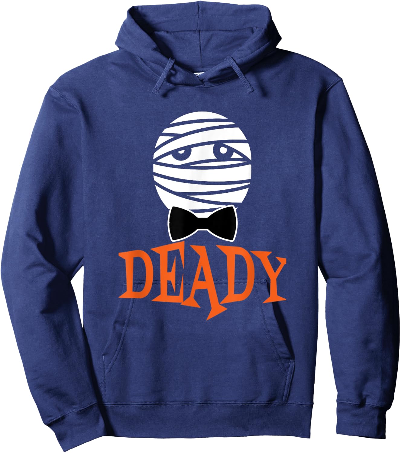 Deady Mummy Halloween Dad Hoodie - Hoodie | Navy