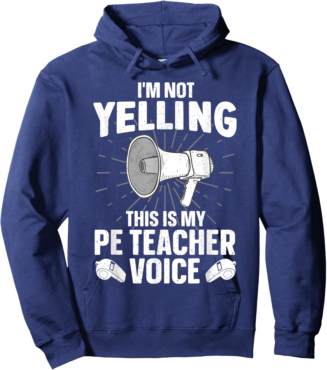 PE Teacher Art Women Physical Education Gym Teacher Hoodie - Hoodie | Navy