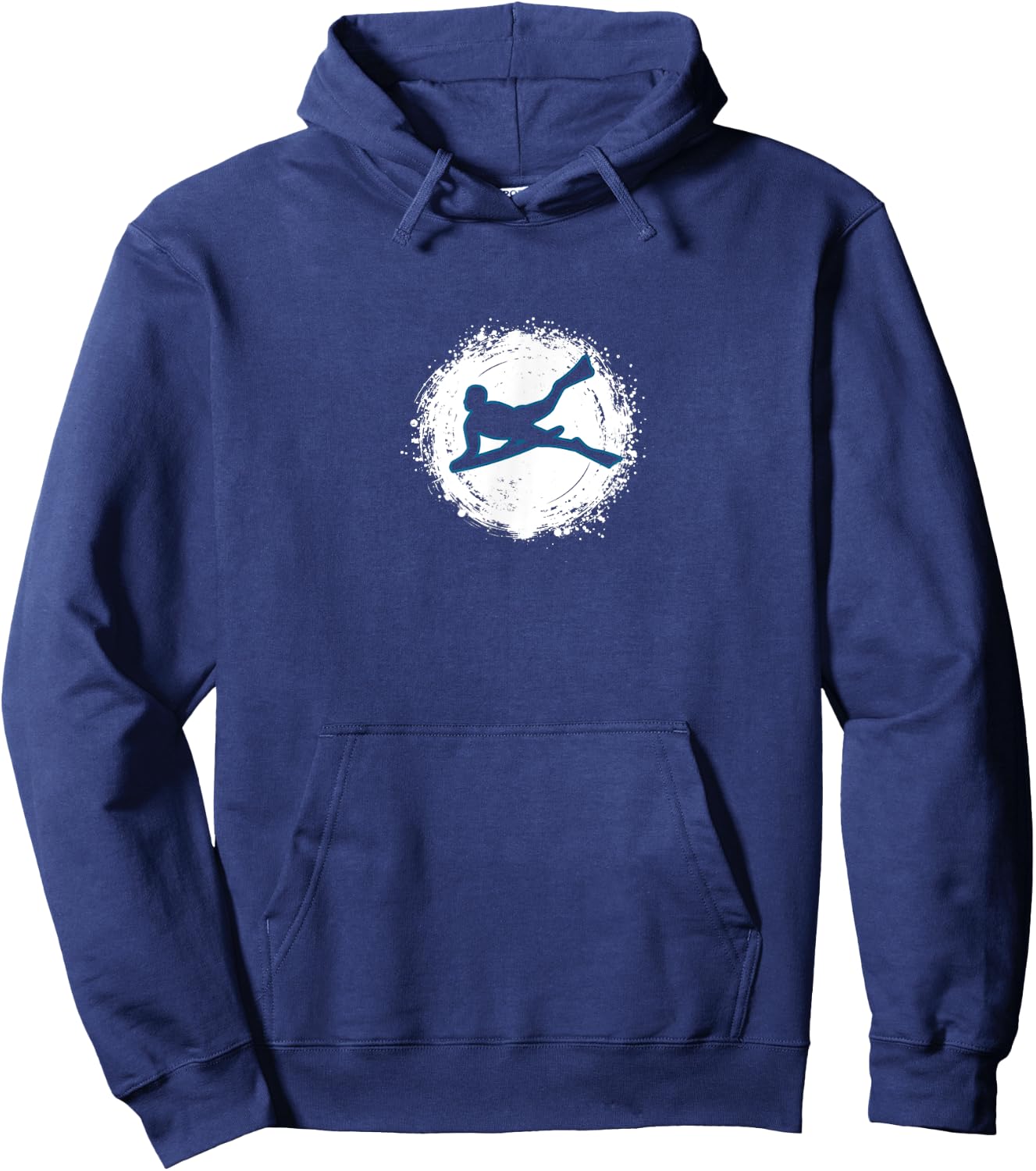 Minimalist Bodyboard Vintage Bodyboarding Graphic Hoodie - Hoodie | Navy