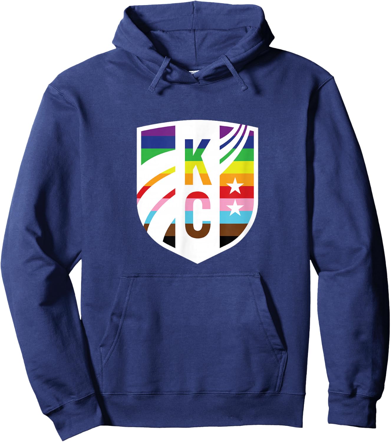 NWSL Kansas City Current Pride Crest Hoodie - Hoodie | Navy