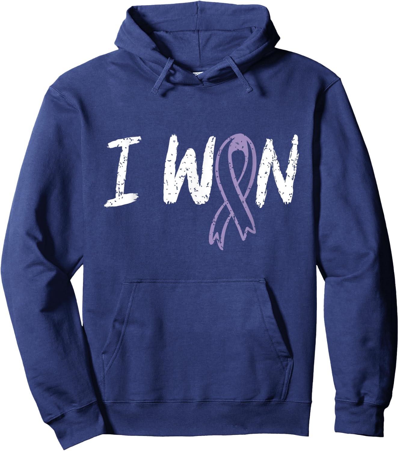 Cancer Warriors co Testicular Cancer Survivor I Won - Men's Black Classic Fit Short Sleeve - Small Hoodie - Hoodie | Navy