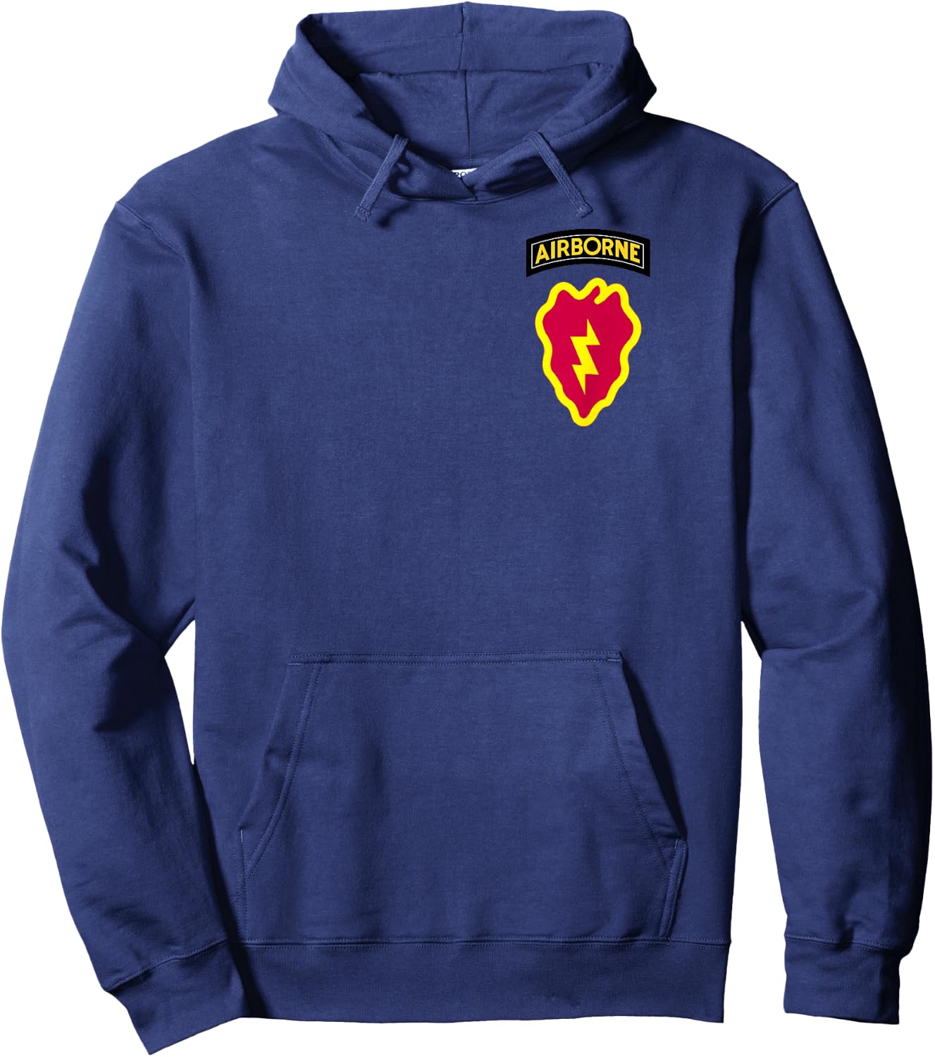 25th Infantry Division - 25th ID Airborne (ABN) Patch Hoodie - Hoodie | Navy