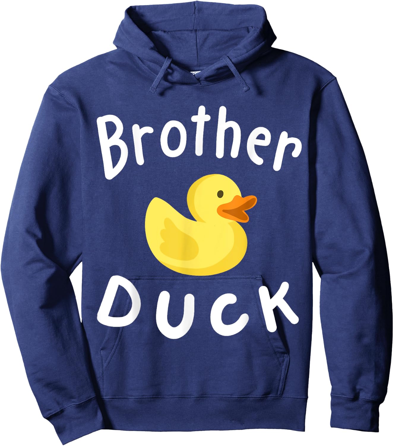 Brother Duck Birthday Rubber Duck Lover Family Matching Boys Hoodie - Hoodie | Navy