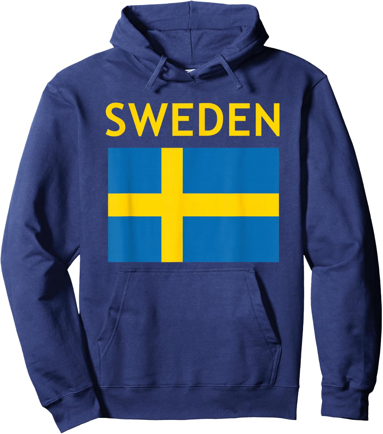 Kids Vintage Sweden Flag Swedish Souvenir Boys Girls Toddler Hoodie - Hoodie | Navy