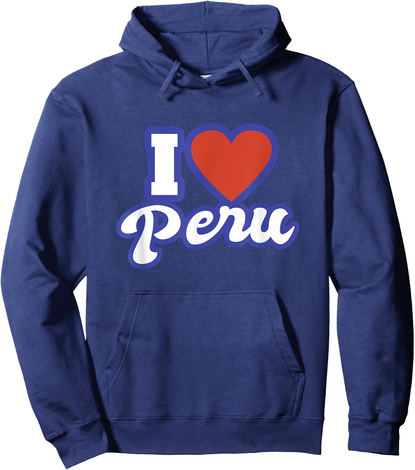 I Love Peru Hoodie - Hoodie | Navy
