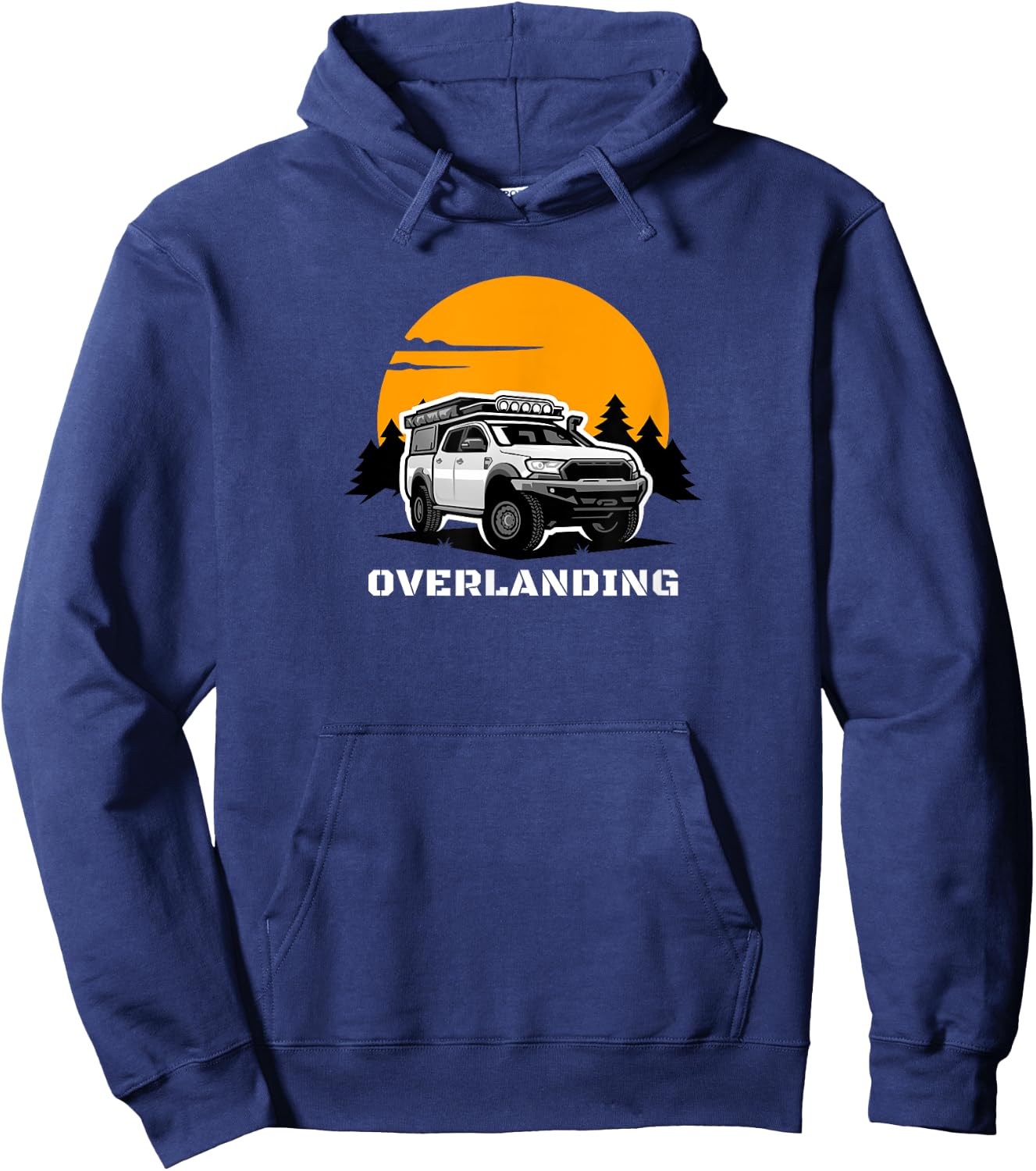 Overlanding Gear Accessories, Overlanding Light Bar Hoodie - Hoodie | Navy