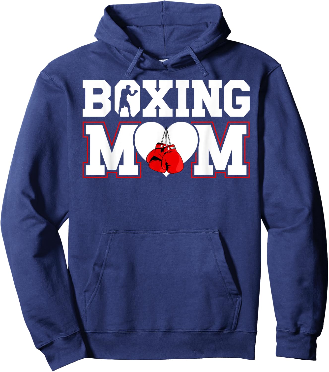 Boxing Mom Boxing Mother Boxing Mama Hoodie - Hoodie | Navy