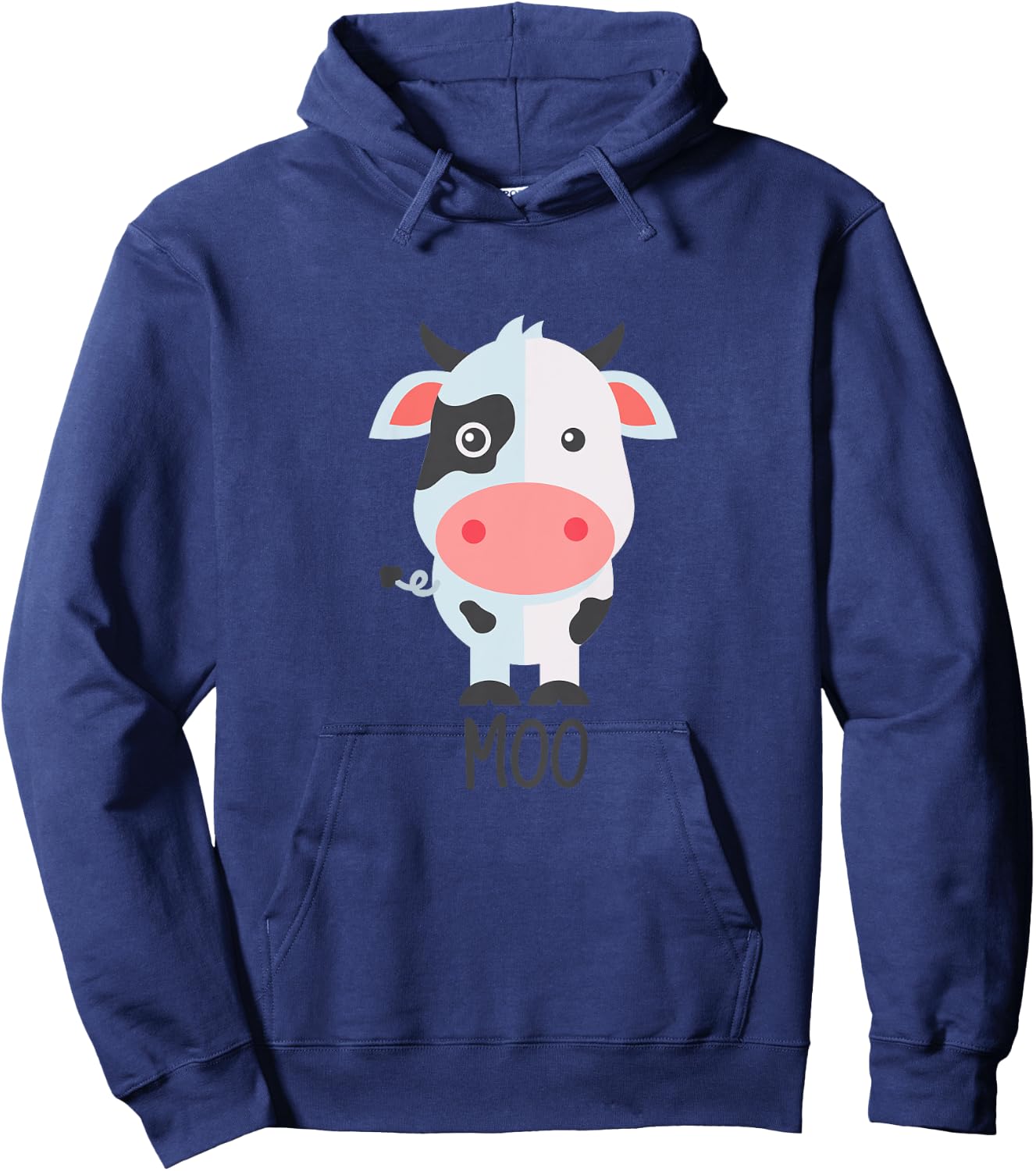 Cute Moo Cow Shirt Hoodie - Hoodie | Navy