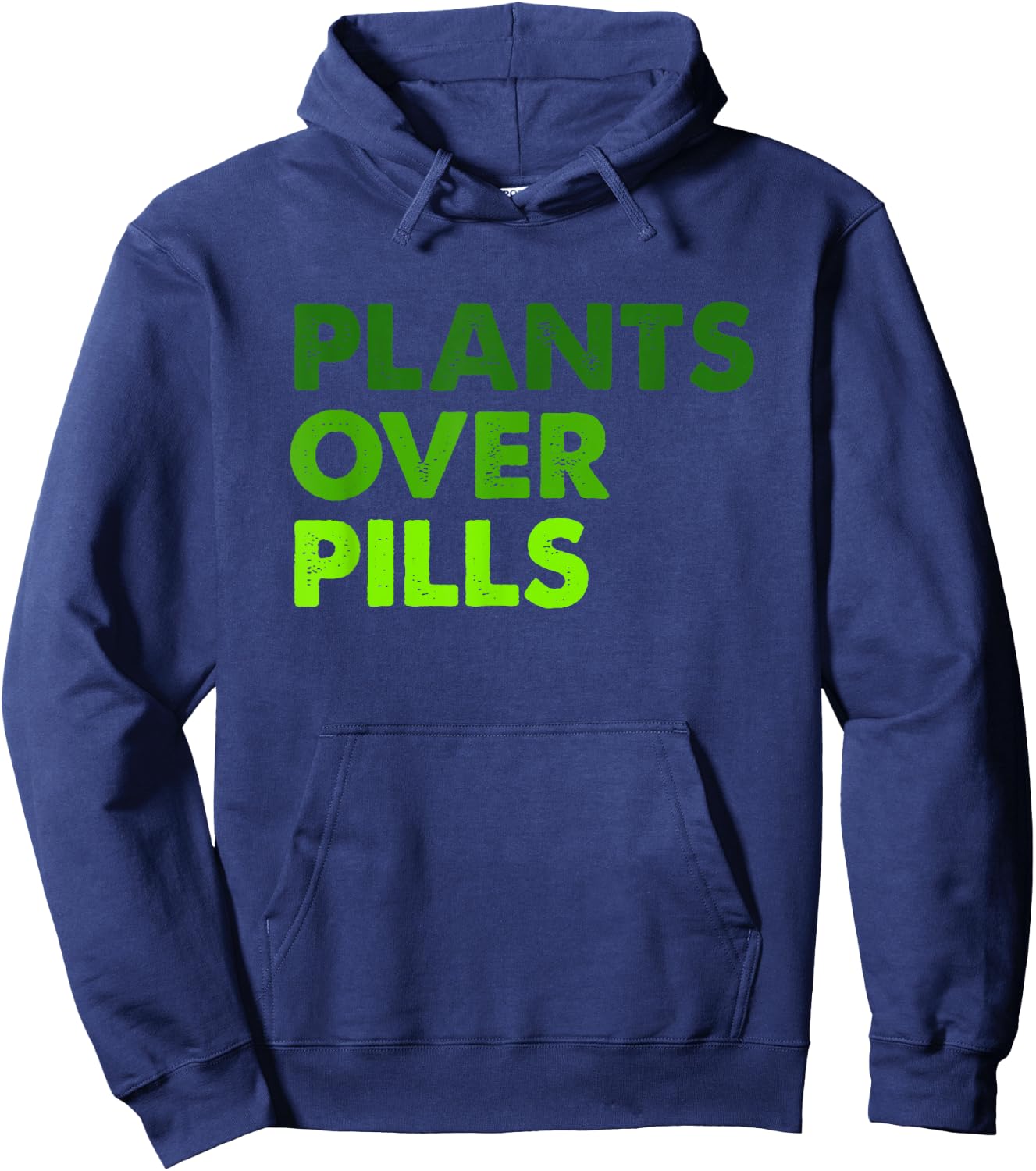 Plants Over Pills Apparel Hoodie - Hoodie | Navy