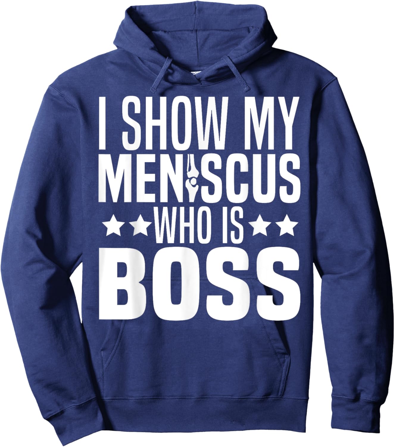 Meniscus Repair Surgery Recovery Must Haves Meniscus Injury Hoodie - Hoodie | Navy