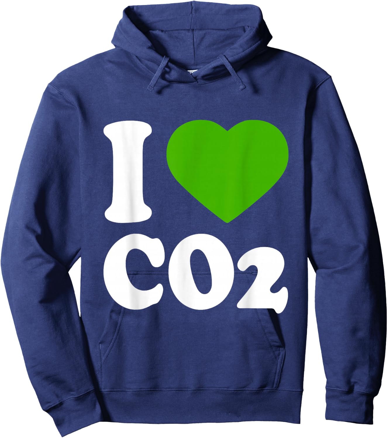 I Love Co2 Hoodie - Hoodie | Navy