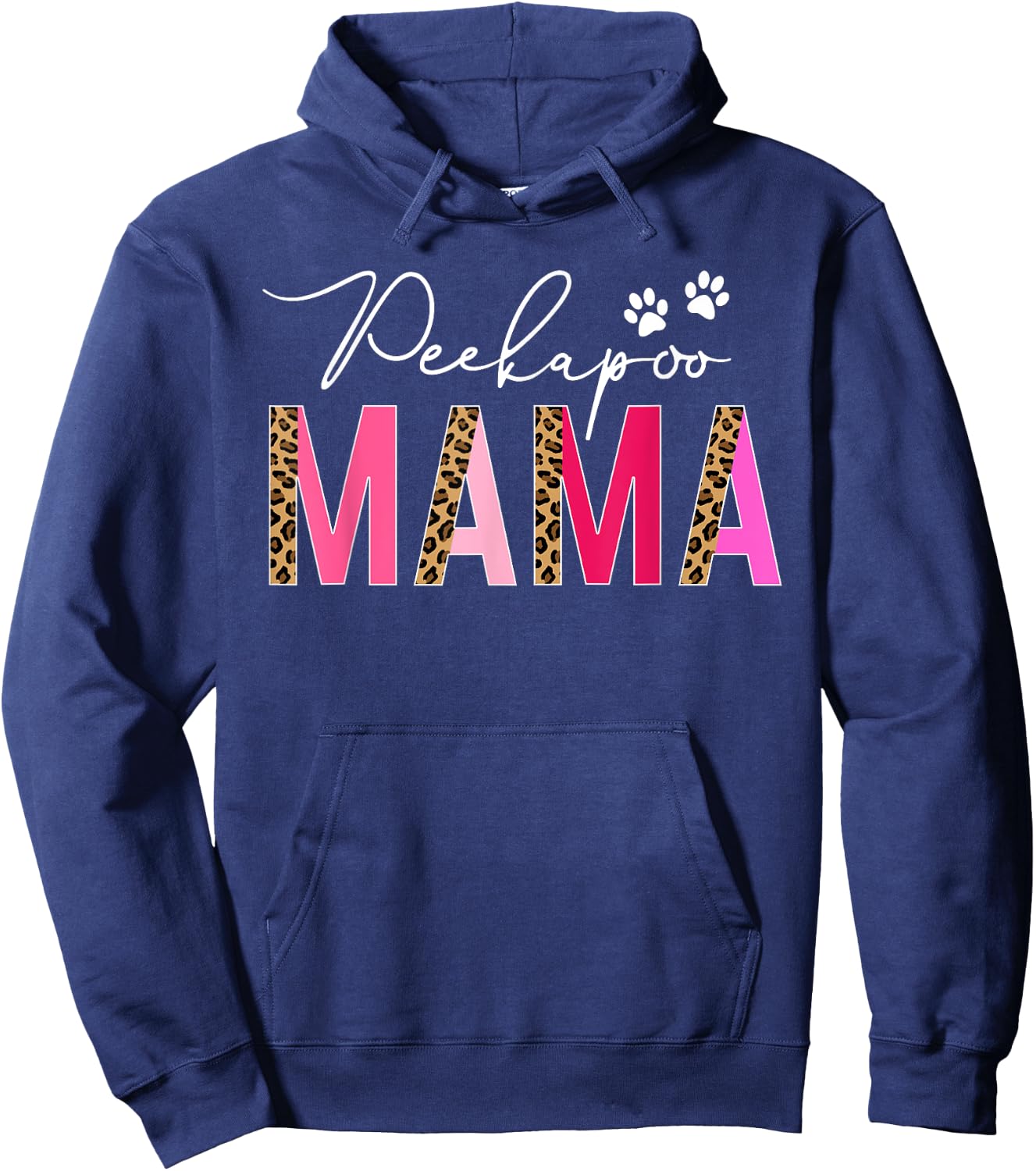 Peekapoo Mom Fur Parent Dog Owner Veterinarian Mother's Day Men Women Girls Kids Hoodie - Hoodie | Navy