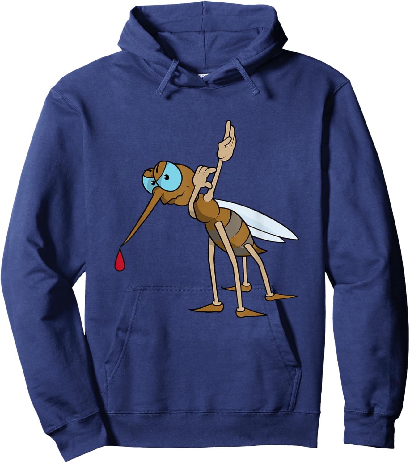 Dabbing Mosquito - Funny Mosquito Dab Hoodie - Hoodie | Navy