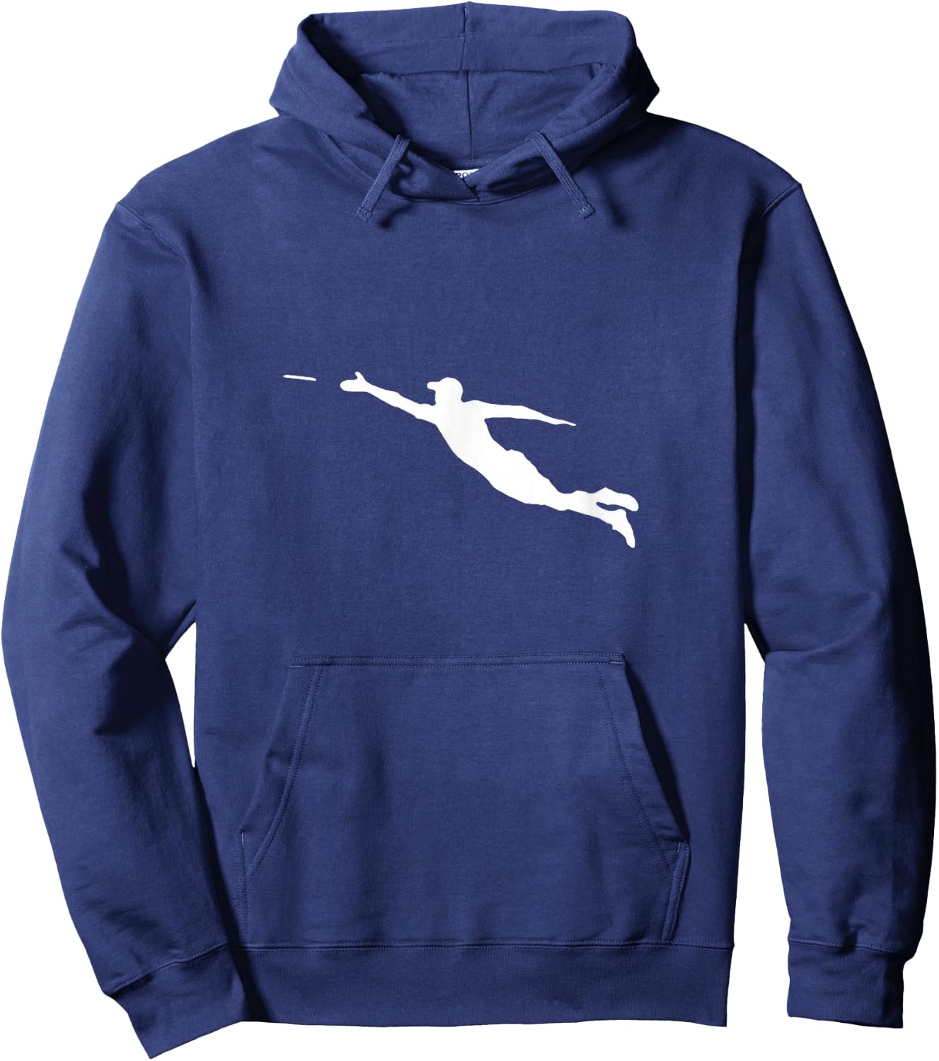 Ultimate Frisbee Friends Adult X-Small Black Graphic Hoodie - Hoodie | Navy