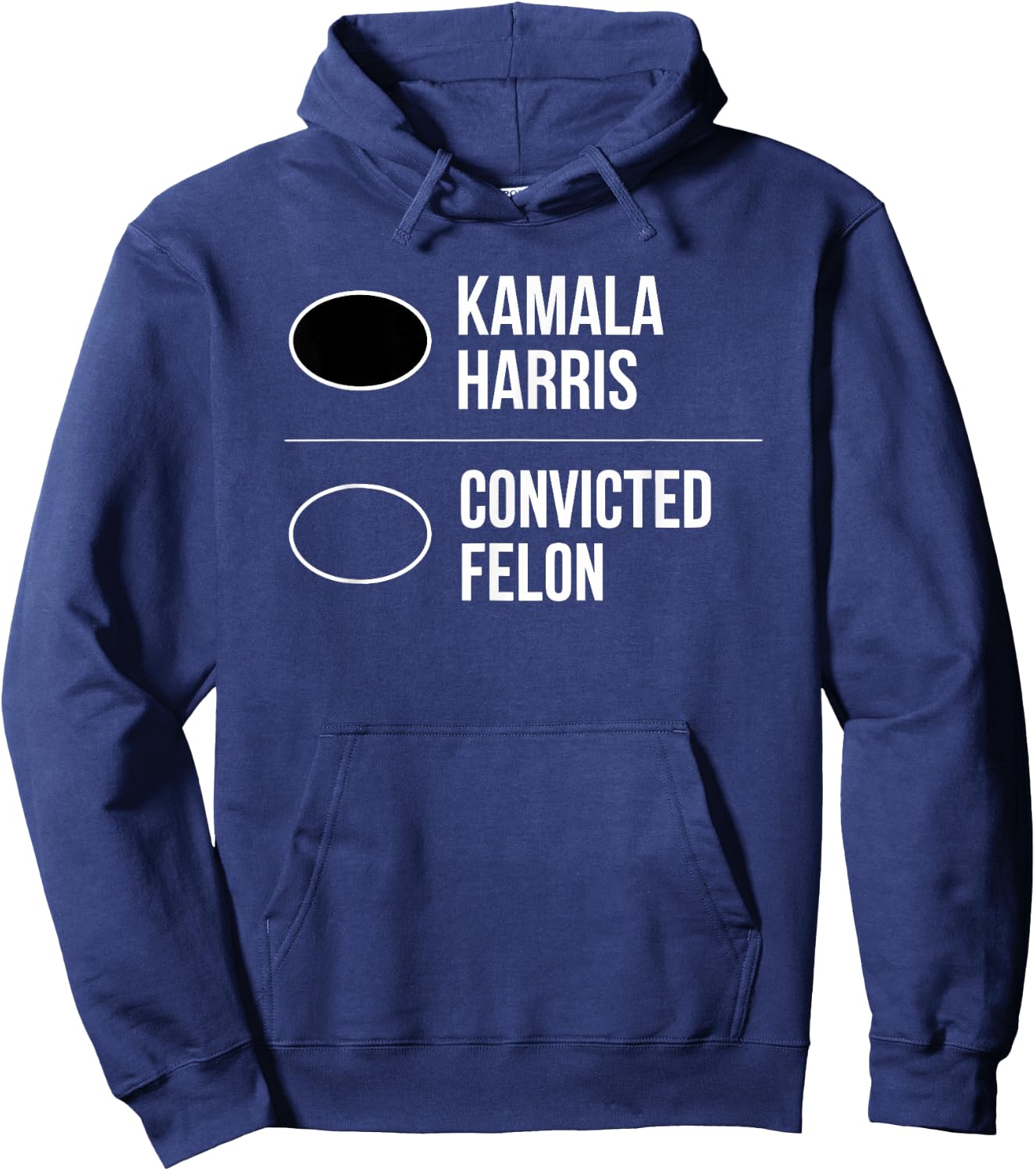 Kamala Harris 2024 Vote Blue No Matter Who Save Democracy Hoodie - Hoodie | Navy
