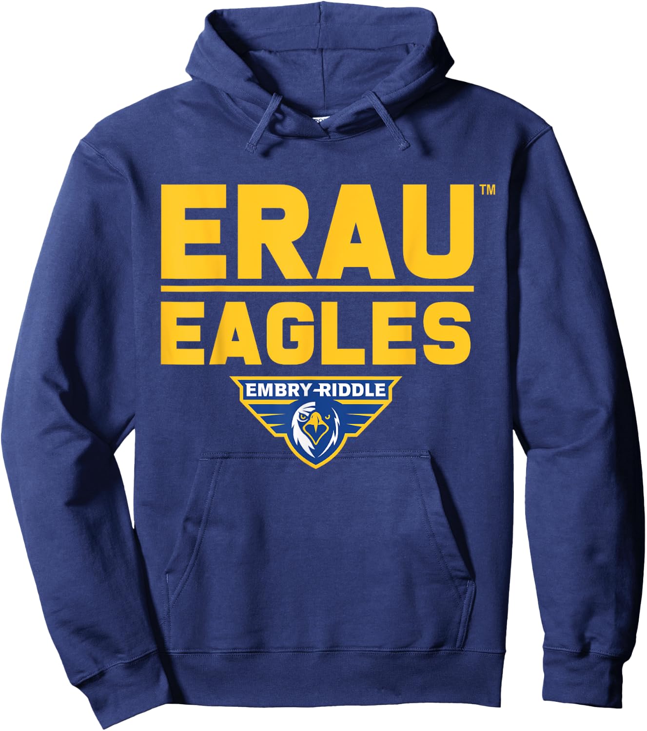 Embry Riddle Eagles | Official NCAA Merch | NCAFEMB05 Hoodie - Hoodie | Navy