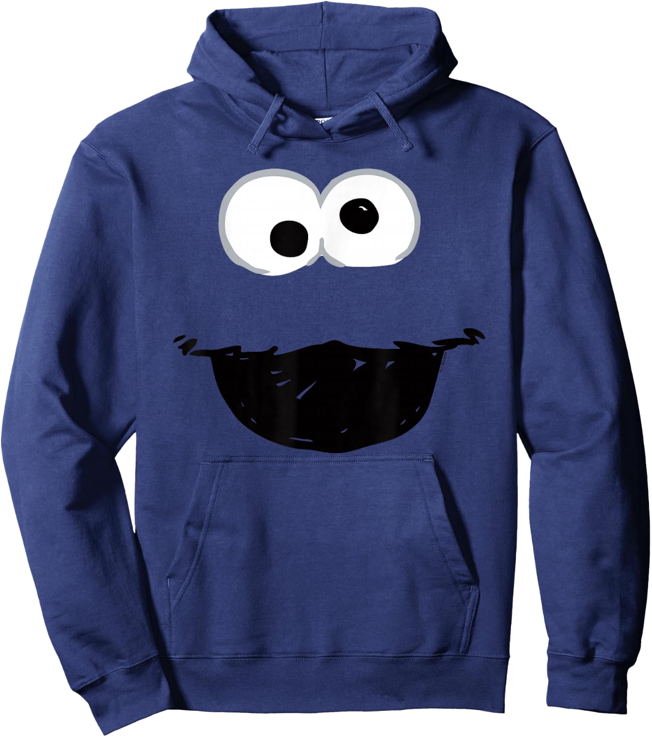 Sesame Street Cookie Monster Crayon Sketch Halloween Costume Hoodie - Hoodie | Navy