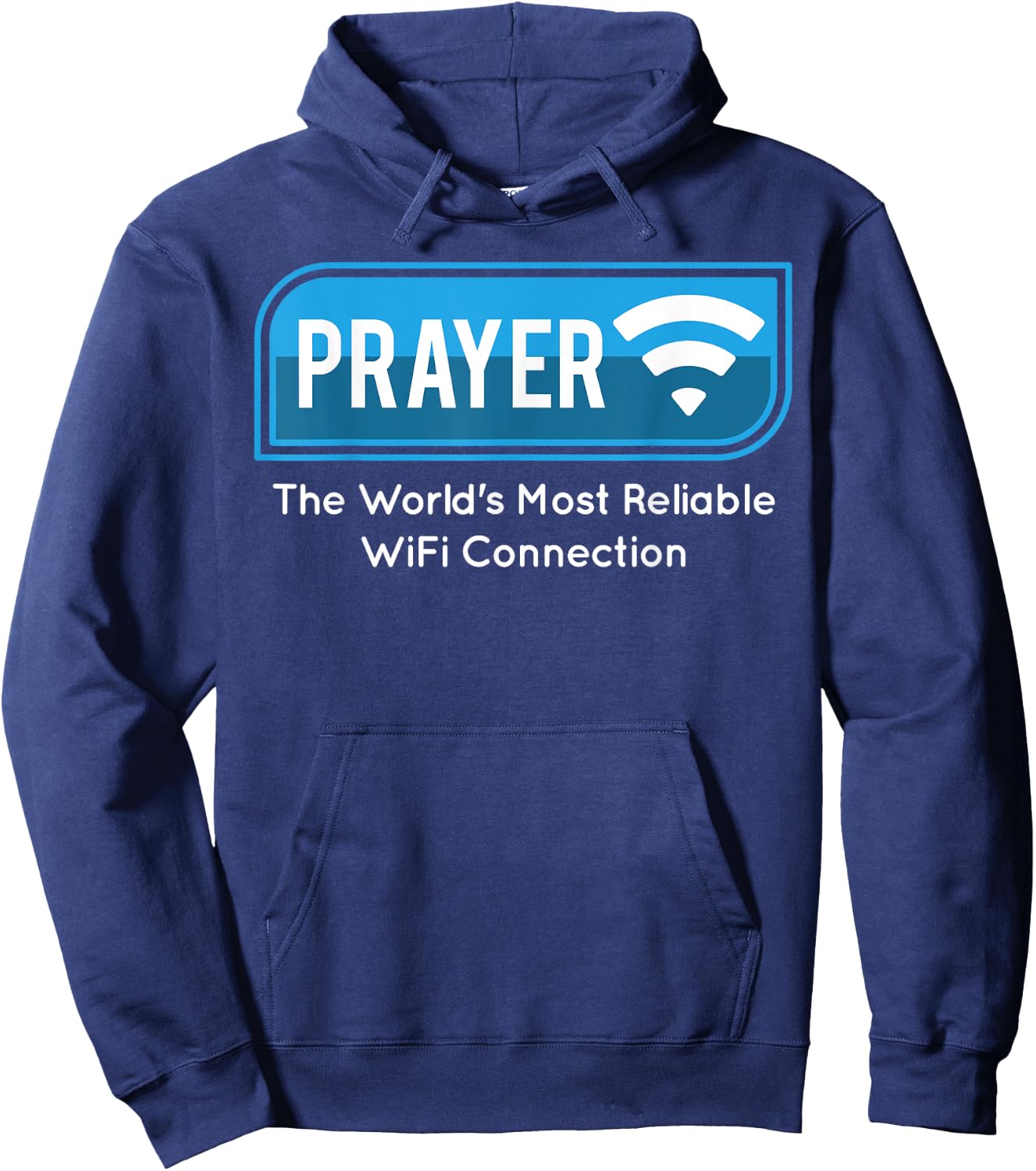 Funny Christian Catholic Gift Prayer Faith Pastor Men Women Hoodie - Hoodie | Navy