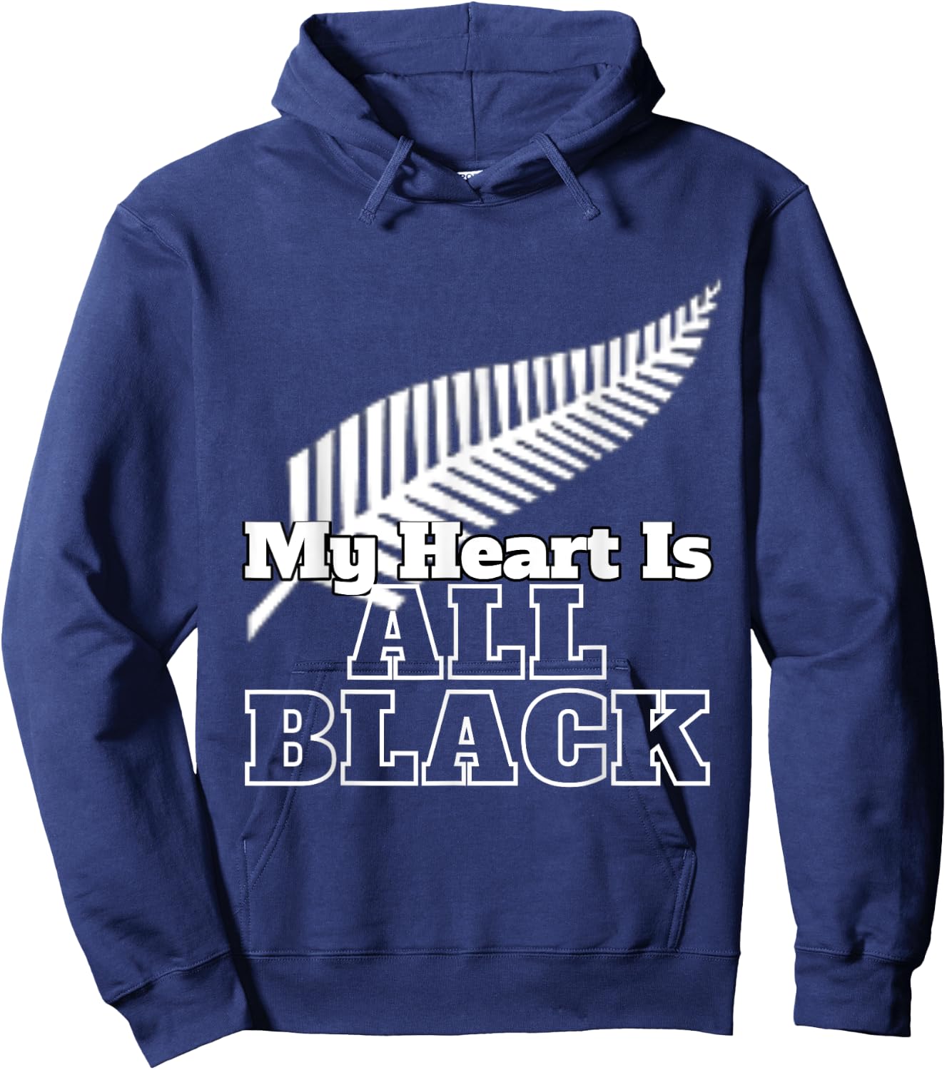 My Heart Is All Black. Hoodie - Hoodie | Navy