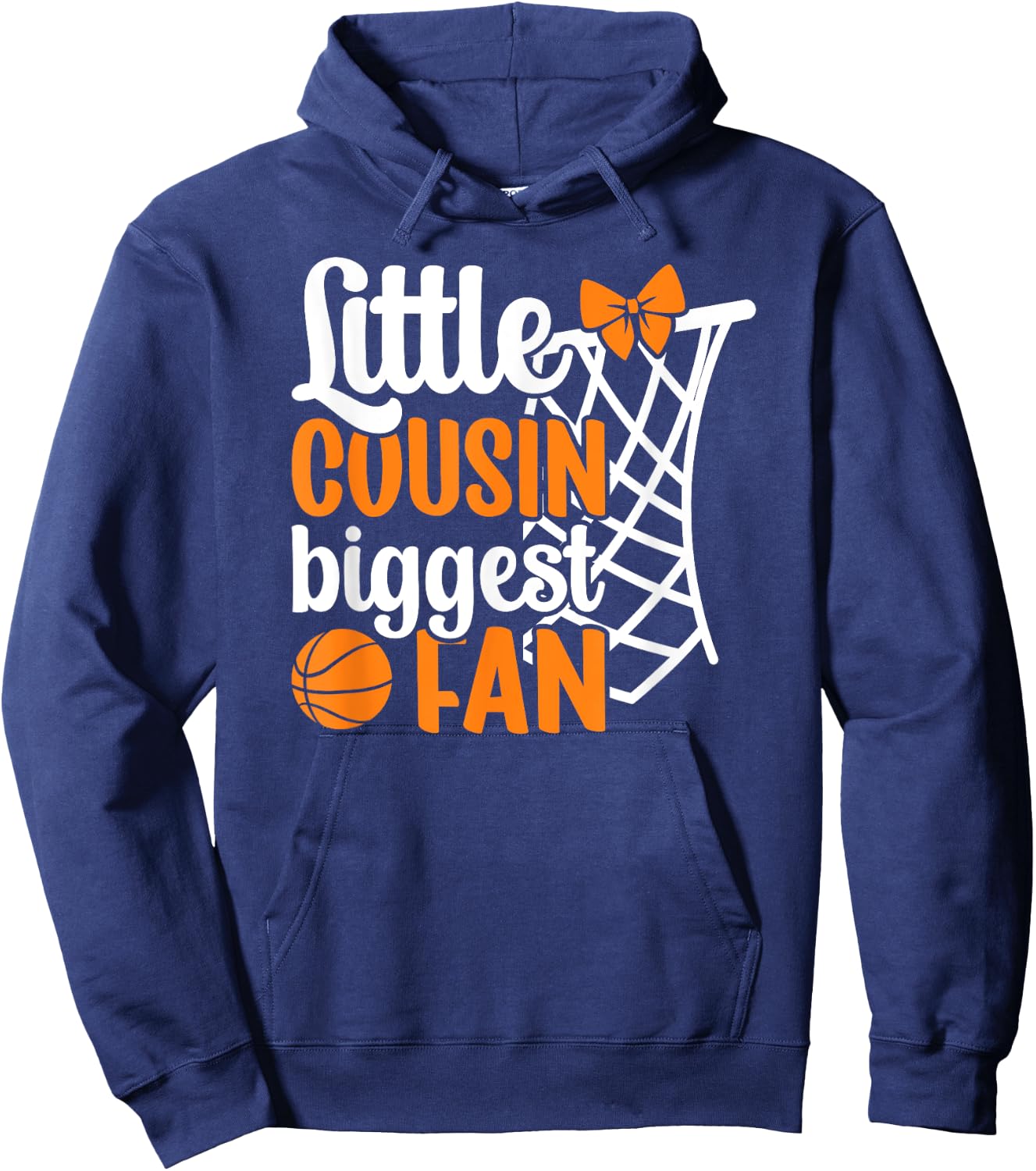 Little Cousin Basketball Cousin Basketball Player Cousin Hoodie - Hoodie | Navy