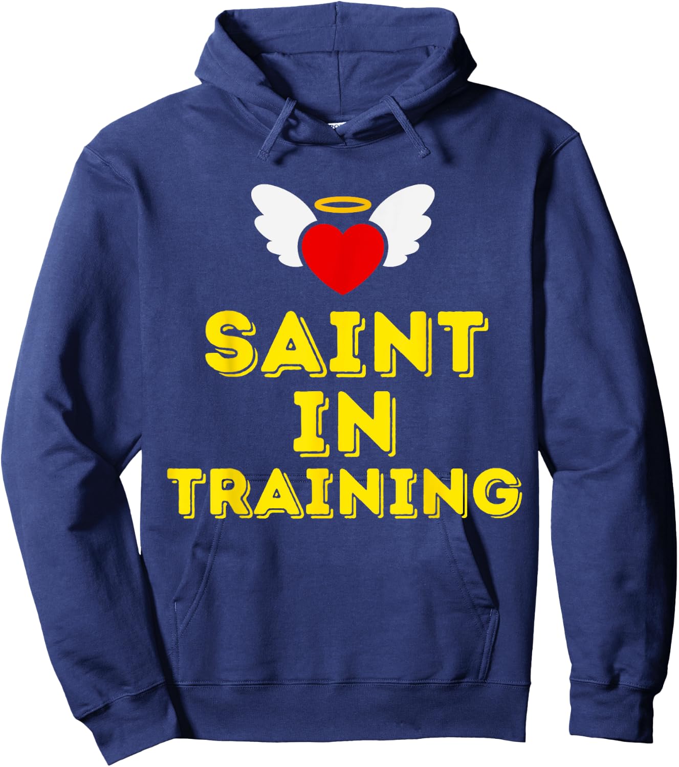 Saint in Training, Christian, Catholic, Orthodox, Anglican Hoodie - Hoodie | Navy