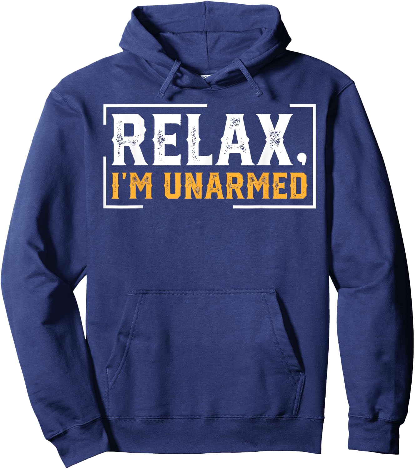 Relax I’m Unarmed Funny Hand Amputee Hoodie - Hoodie | Navy