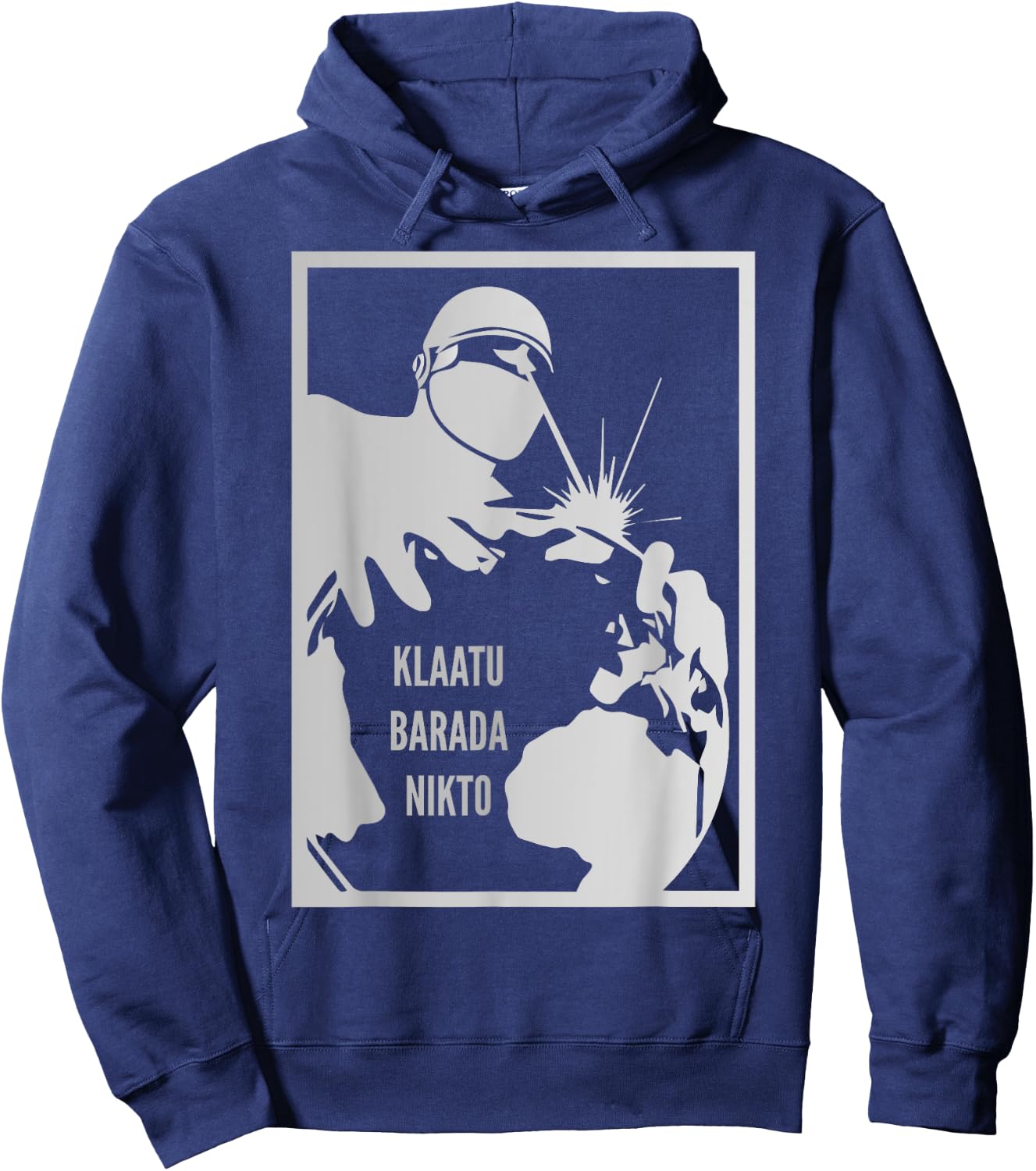Klaatu Barada Nikto Gort Robot SiFi Hoodie - Hoodie | Navy
