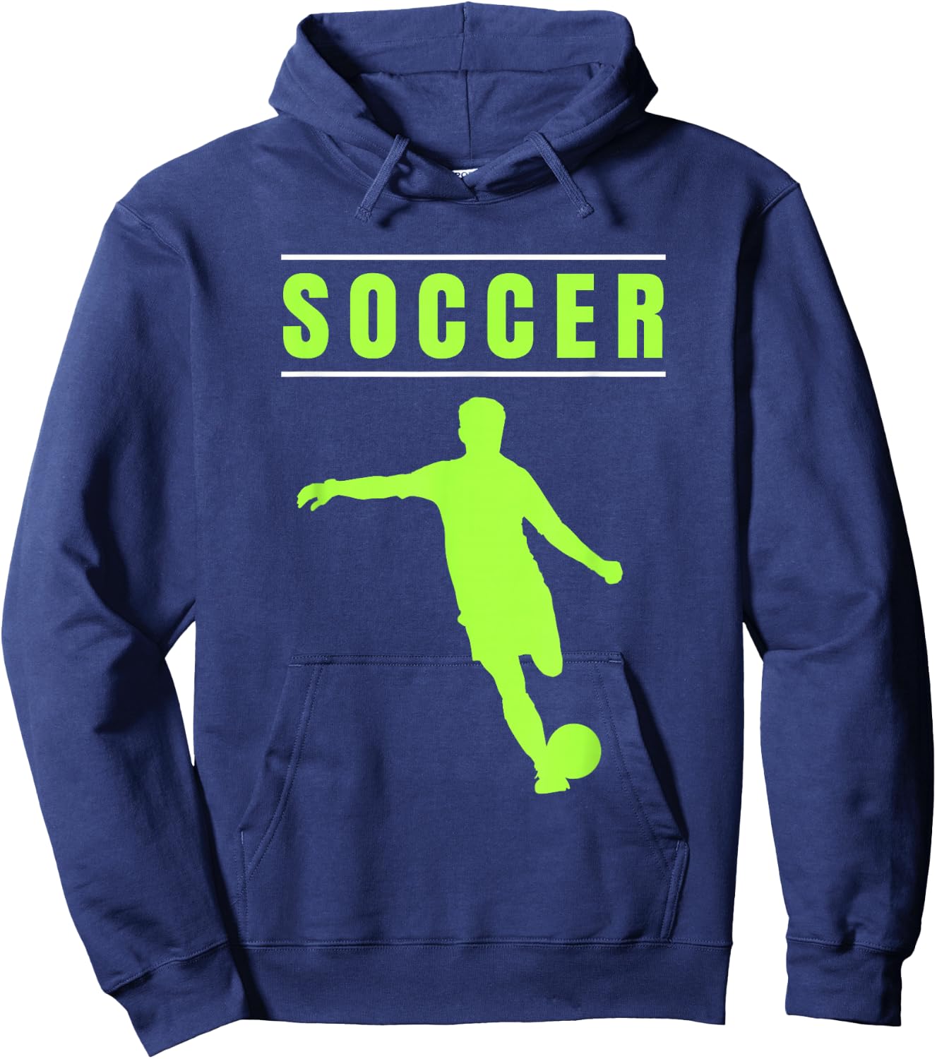 Soccer Shirt for Boys Soccer Fans Soccer Players Soccer Hoodie - Hoodie | Navy