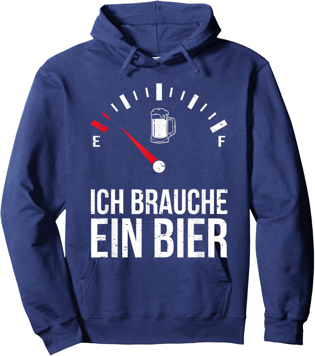 I Need a Beer Funny Drinking Humor Quote Hoodie - Hoodie | Navy