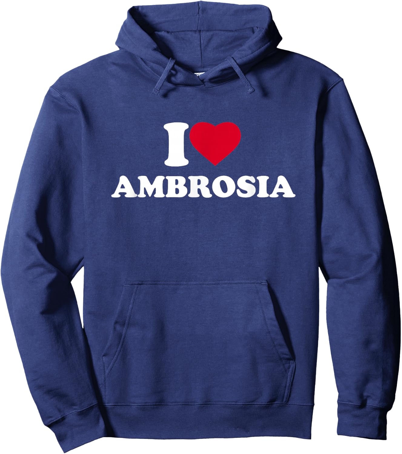 I Love Ambrosia I Heart Ambrosia Lover Salad Dessert Hoodie - Hoodie | Navy
