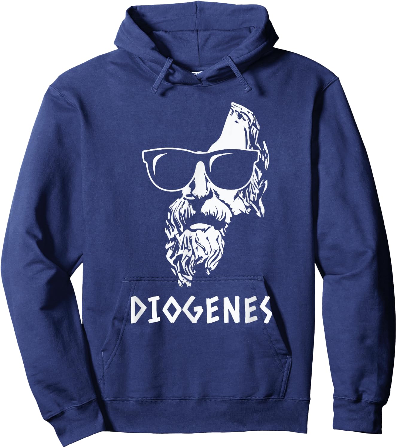 Diogenes Stoic Philosopher Ancient Greek Wisdom Quote Hoodie - Hoodie | Navy