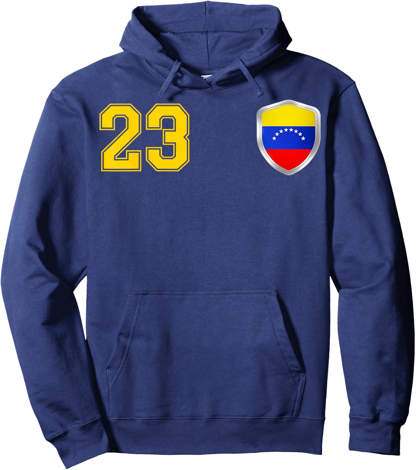 Venezuela - La Vinotinto Team Soccer Design for Venezuelans Hoodie - Hoodie | Navy