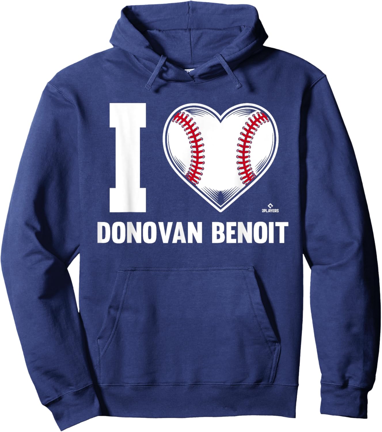 I Heart Donovan Benoit Prospect Baseball Fan Gear Hoodie - Hoodie | Navy
