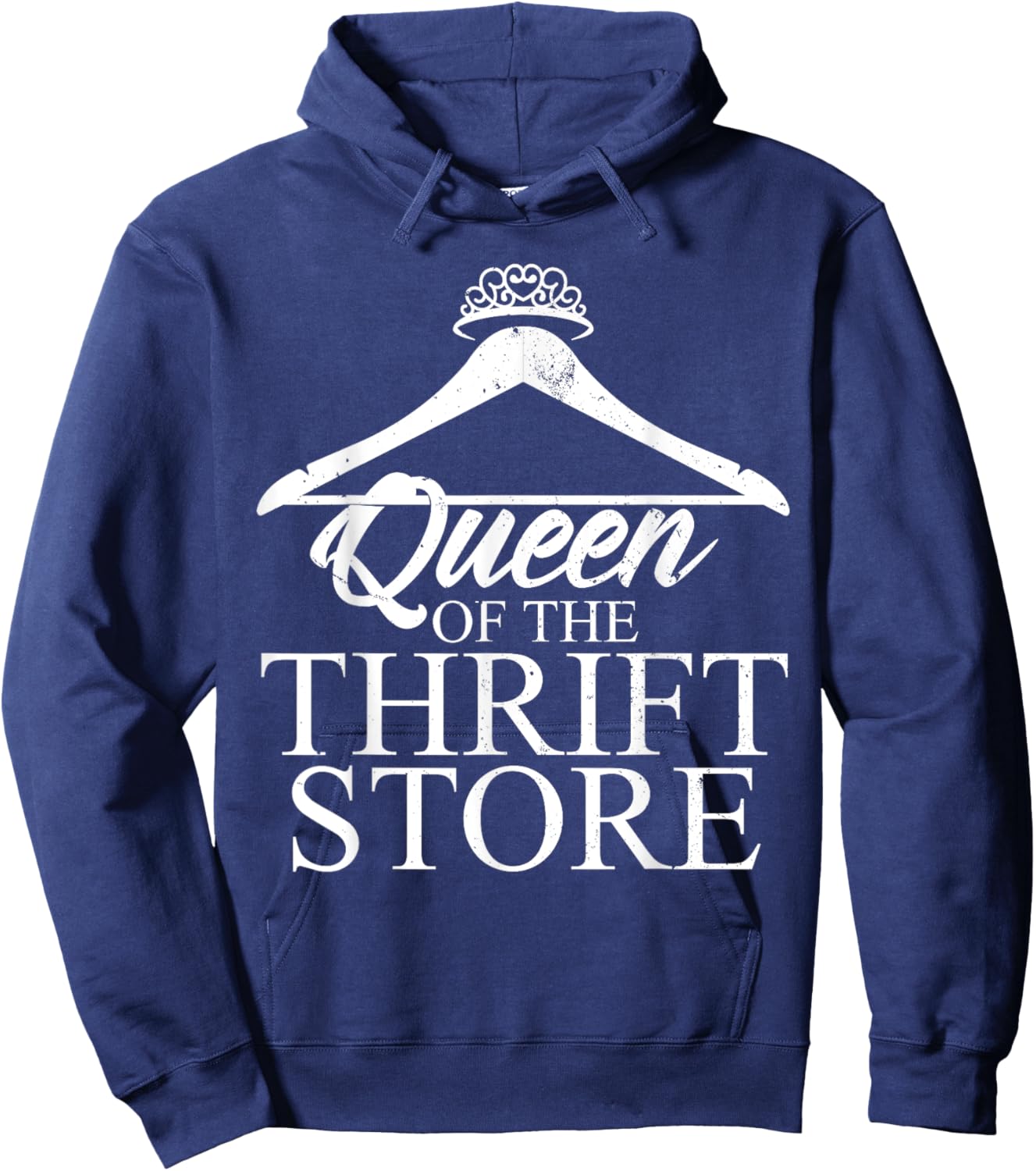 Best Thrift Store Art Girls Thrift Shop Thrifting Hoodie - Hoodie | Navy