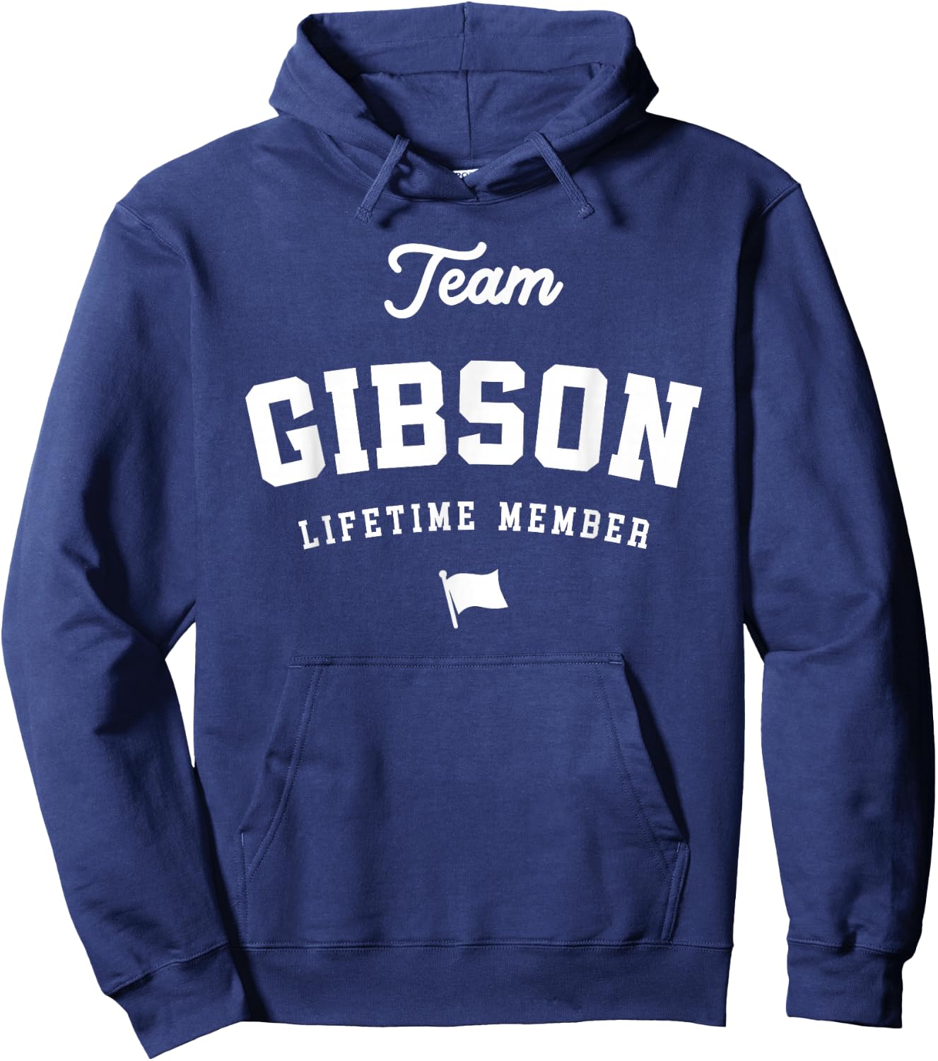 Team Gibson Lifetime Member Funny Name Gibson Hoodie - Hoodie | Navy