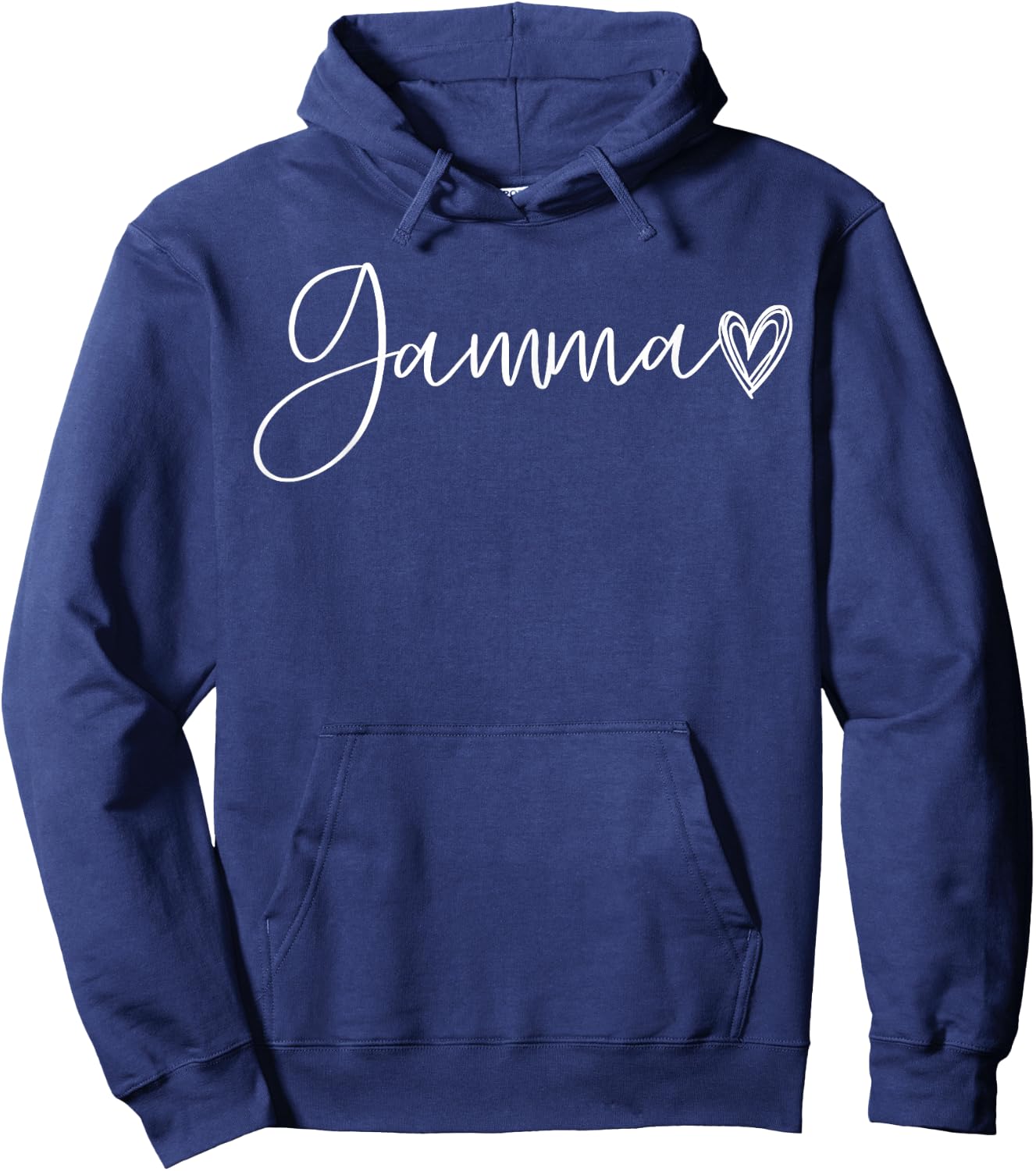 Gamma Gifts Grandma Heart Mother's Day Gamma Hoodie - Hoodie | Navy