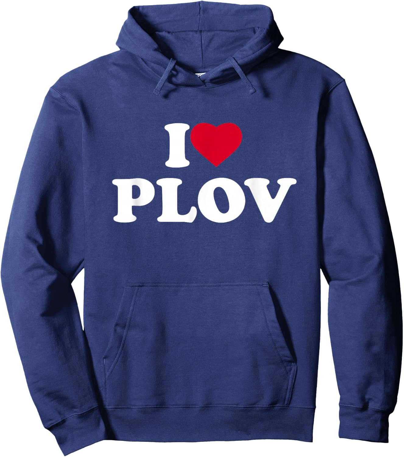 I Love Heart Plov Lover Food Palov Pilaf Uzbek Uzbekistan Hoodie - Hoodie | Navy