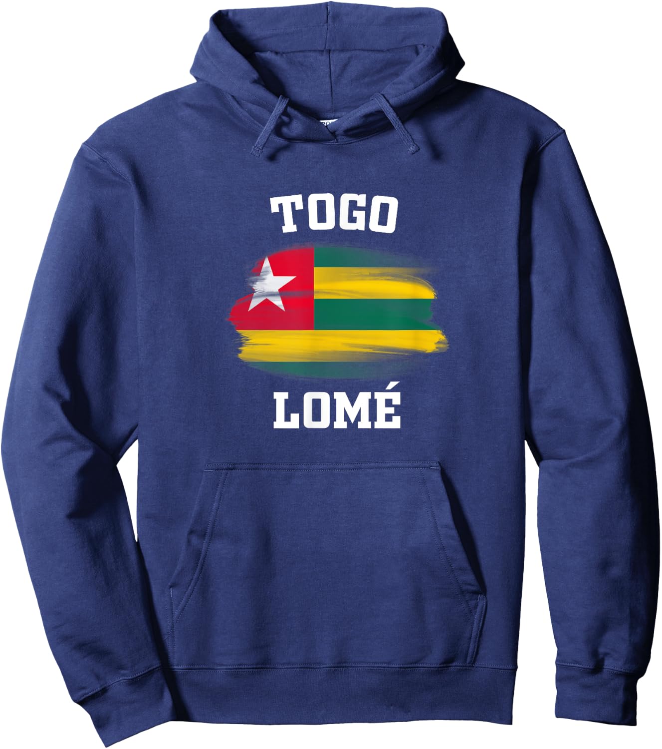 Togo Flag Lome Africa Souvenirs Aftrican Gifts Athletes Hoodie - Hoodie | Navy