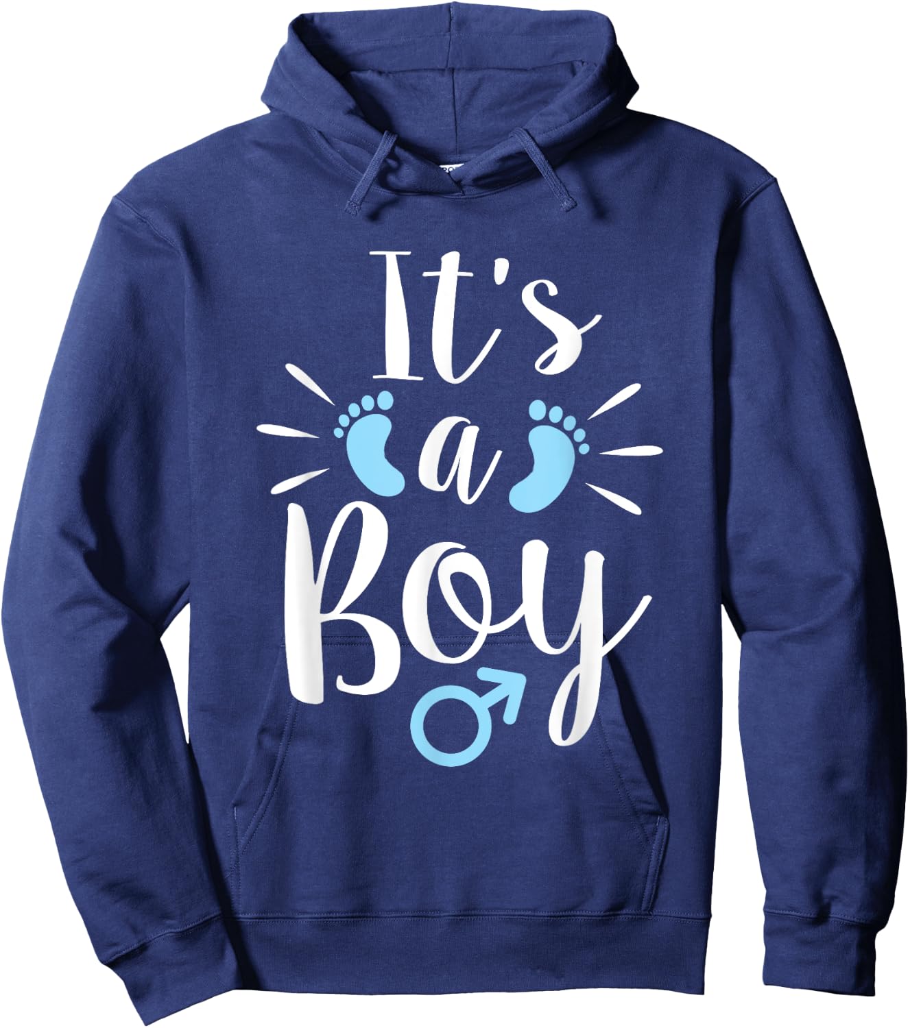 It's A Boy - Gender Reveal Party Baby Shower Pregnancy Hoodie - Hoodie | Navy