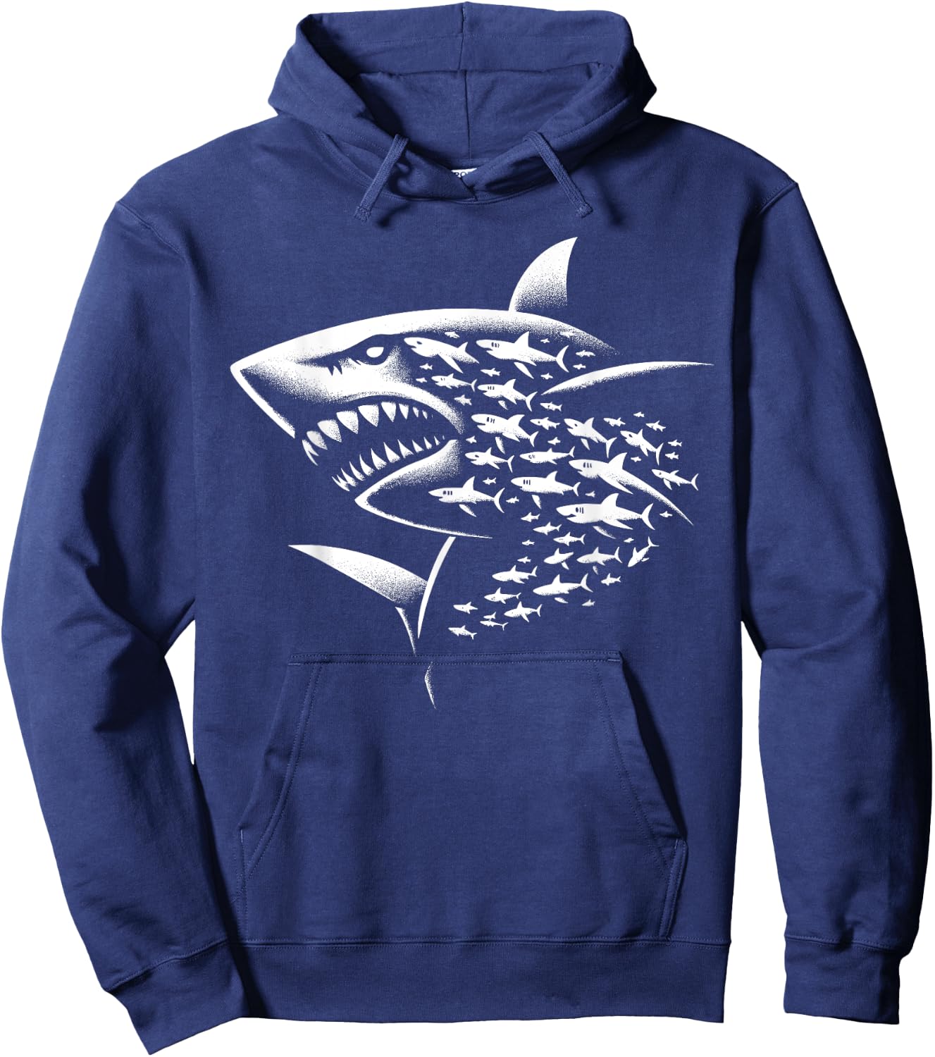 Sharks Lover Marine Biology Science Shark Hoodie - Hoodie | Navy