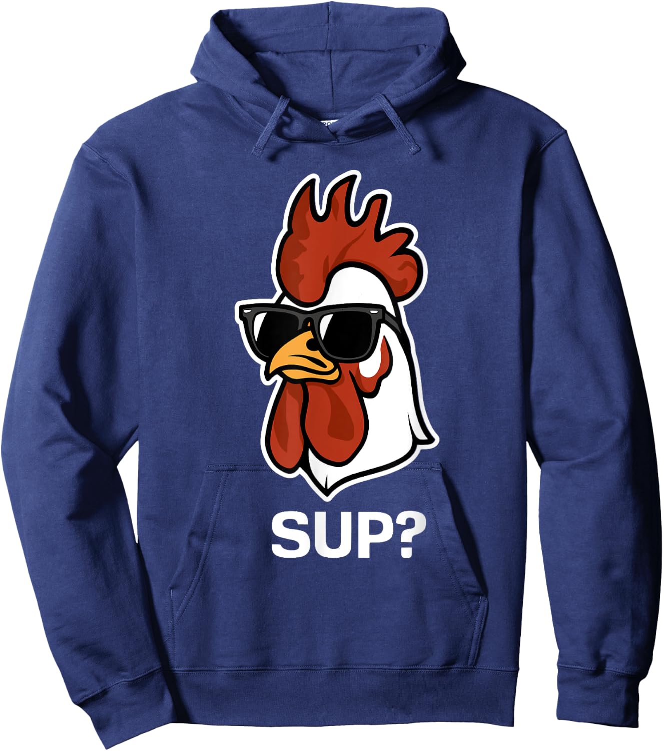 Chicken Sunglasses Animal Farm Funny For Farmer Men Women Hoodie - Hoodie | Navy