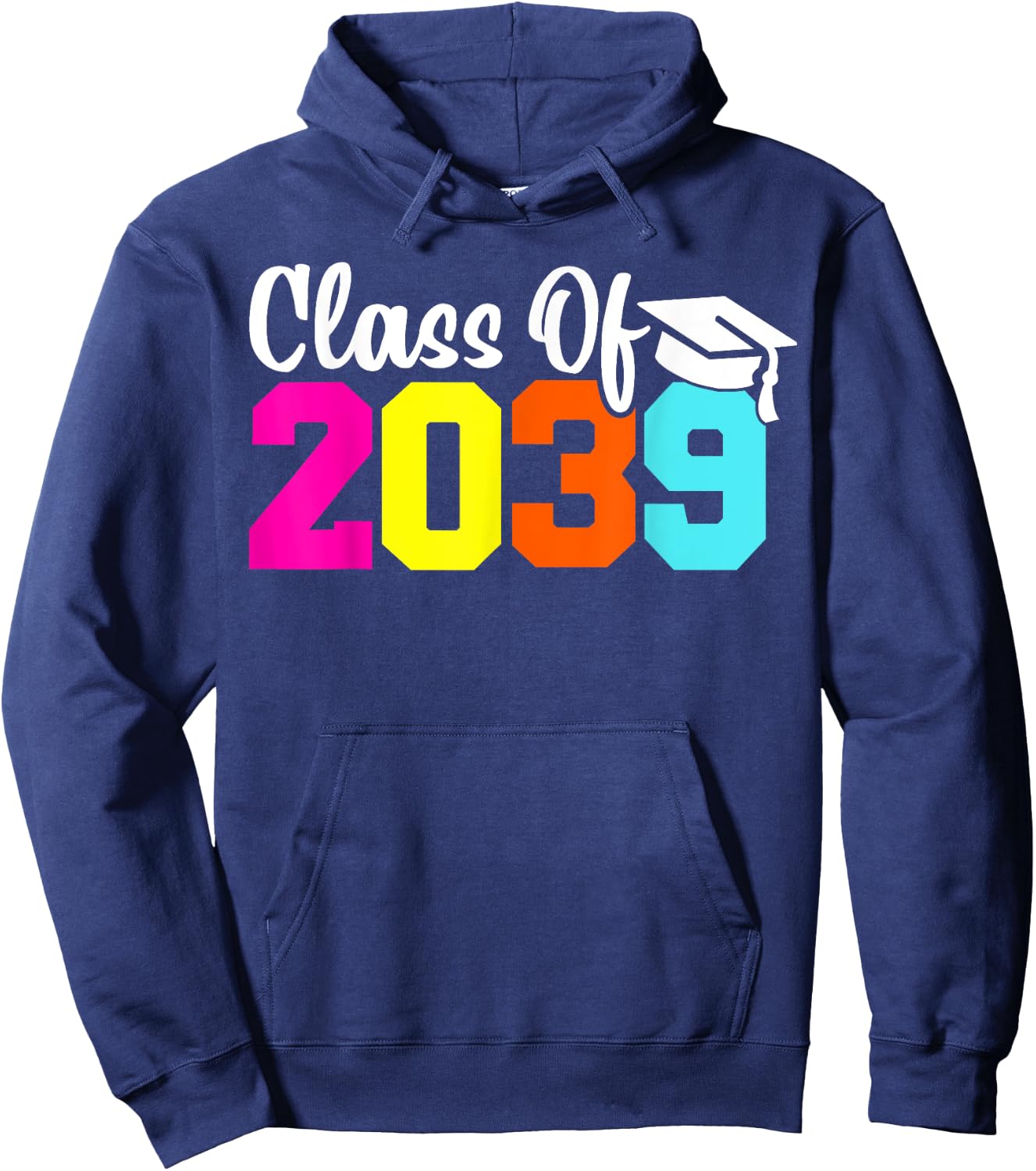 Class Of 2039 Pre-K Graduate Preschool Boys Girls Graduation Hoodie - Hoodie | Navy