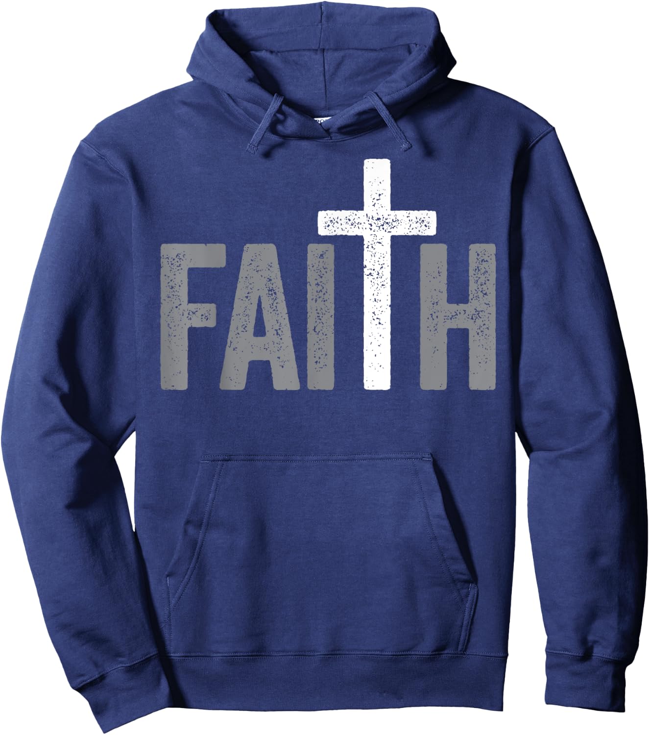 Christian Christ Religious Women Men Faith Cross Hoodie - Hoodie | Navy