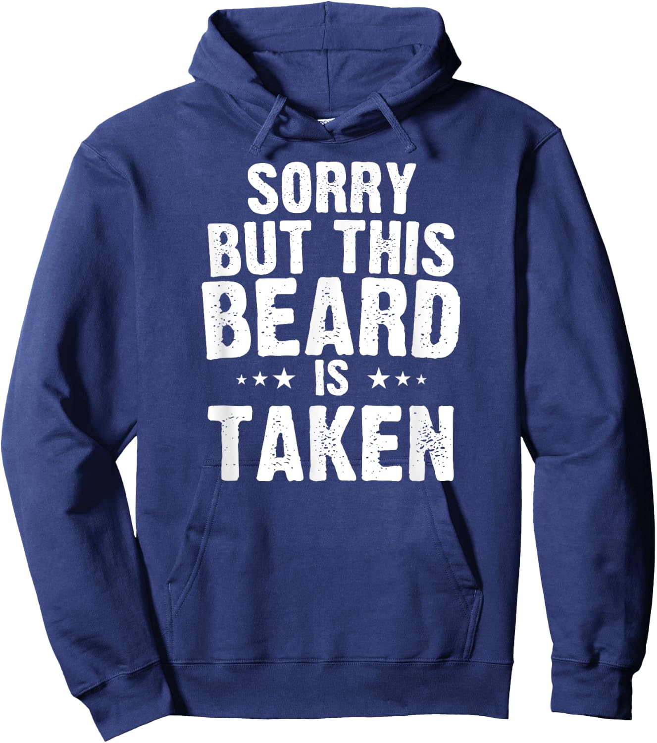 Valentines Day Beard Design. Sorry this beard is taken Hoodie - Hoodie | Navy