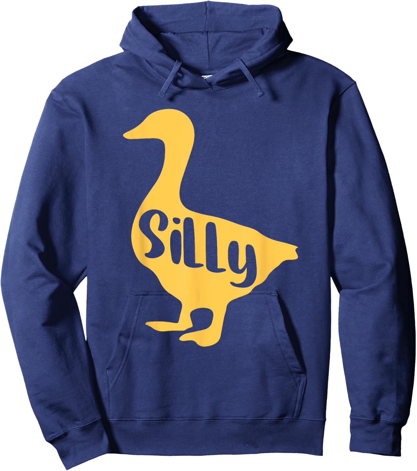 Funny Goose Designs Canadian Whisperer Silly Bird Hoodie - Hoodie | Navy